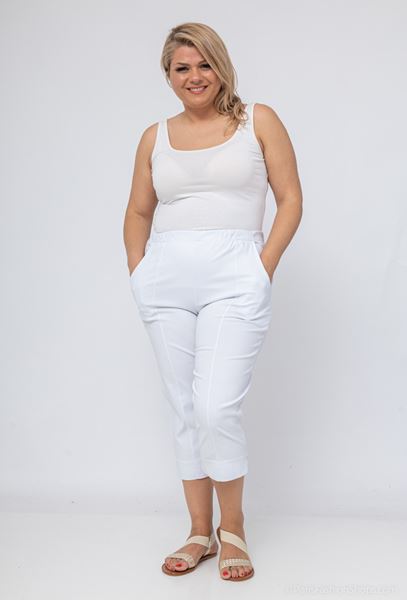 Picture of CURVY GIRL STRETCH THREE QUARTER CAPRI